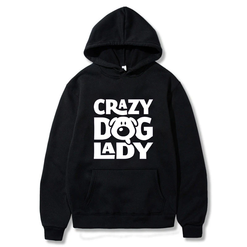 

Men's New Sweater Set Hooded Hoodie Pullover CRAZY DOG Pattern Trendy Street