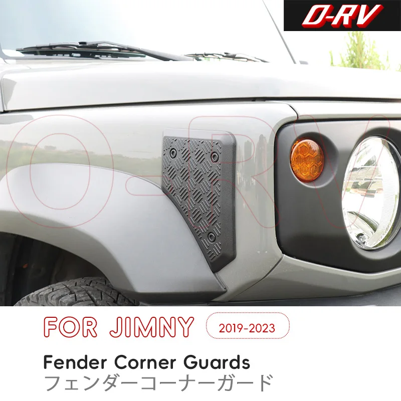 4PCS Front & Rear Fender Corner Garnish Cover For Suzuki Jimny JB64W JB74W 2019-2026 3/5 Door 4x4 Offroad Exterior Accessories