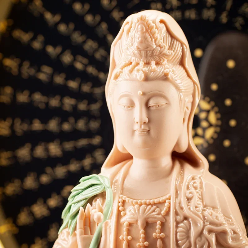 Ceramic Avalokitesvara Buddha  Home Decoration Sculpture Zen Decor