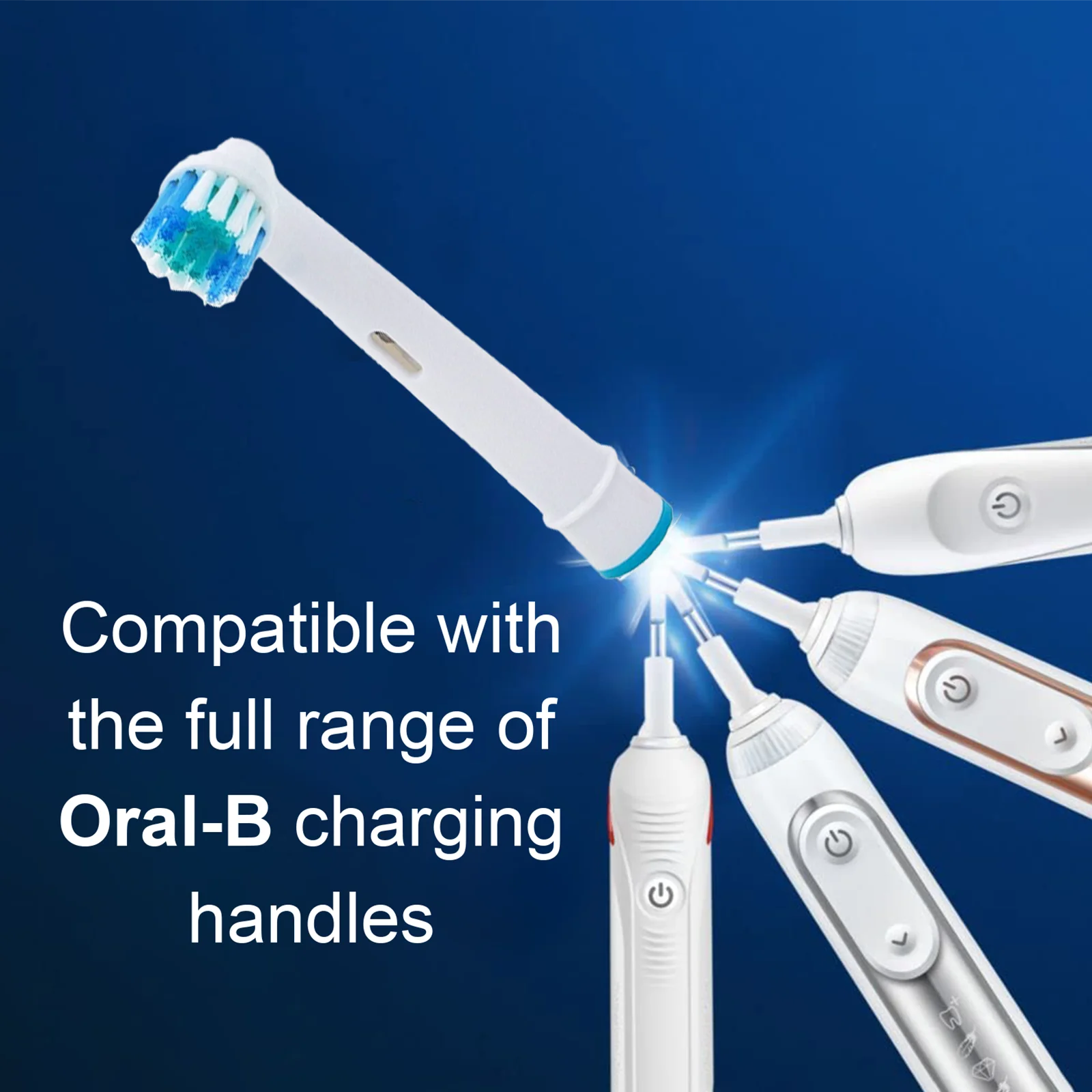 4PCS/8PCS Electric Toothbrush Head Excellent Cloud Like Soft Bristles Premium Deep-cleaning Electric Toothbrush Head