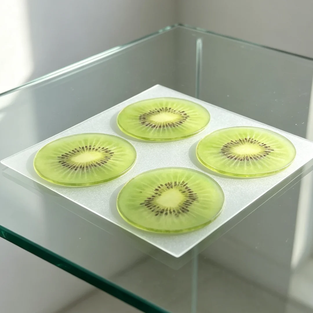 5pcs Dried Pressed Exopy Kiwi Fruit Slices Plant Herbarium For Jewelry Photo Frame Phone Case Craft DIY Making Accessories