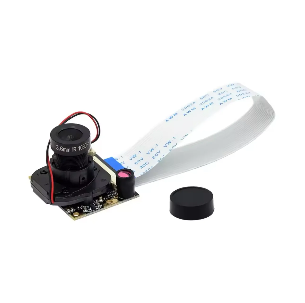 Raspberry Pi 4 Night Vision Fisheye Camera 5MP OV5647 70/95/160 Degree Focal Adjustable Camera for Raspberry Pi 3 Model B