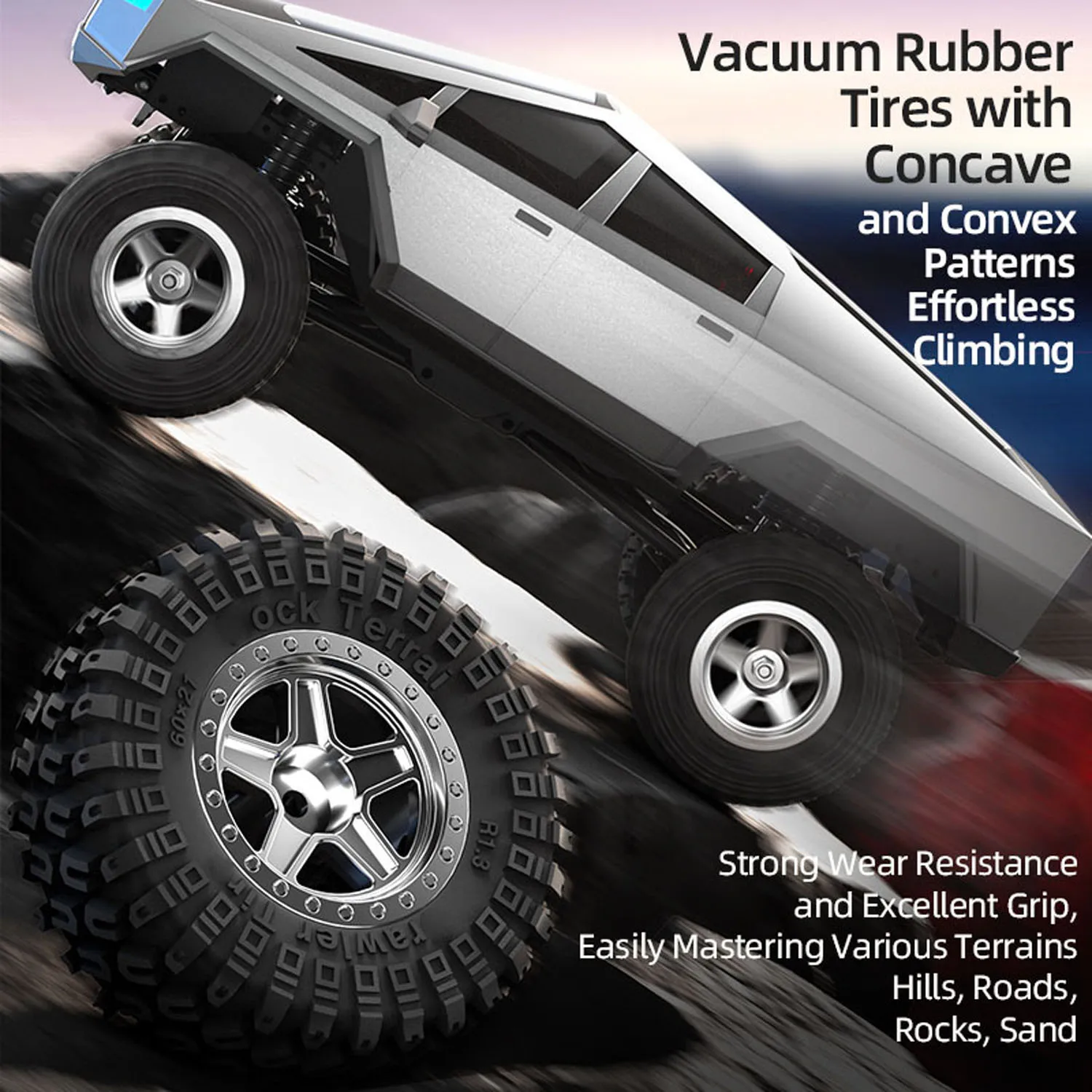 RC Rock Crawler JJRC C8818 1/18 Car 4×4 2.4GHz Remote Control Off Road Vehicles 370 Brushed Motor Ready to Go Battery Light