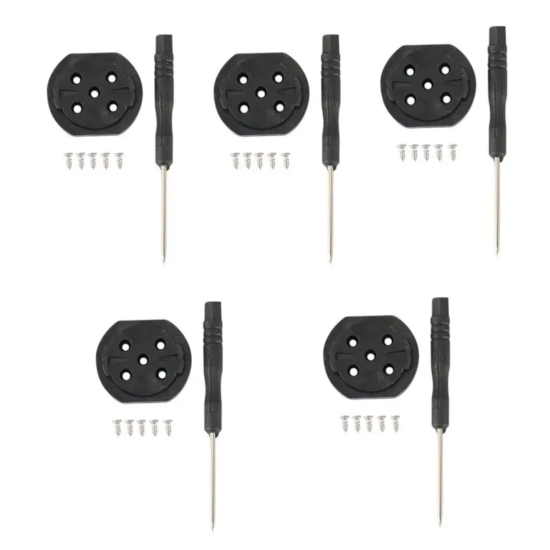 

AEF6-For Garmin Bryton Cycling Meter Bracket Bike Computer Mount Fixed Base Male Seat Repair Part, 25Pcs Repair With Tool