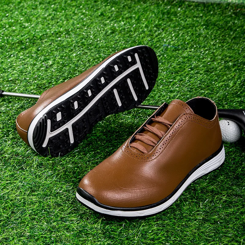 Men's Professional Golf Shoes Outdoor Comfort Fitness Golf Sports Shoes Men's Golf Training Shoes Men's Large Golf Shoes