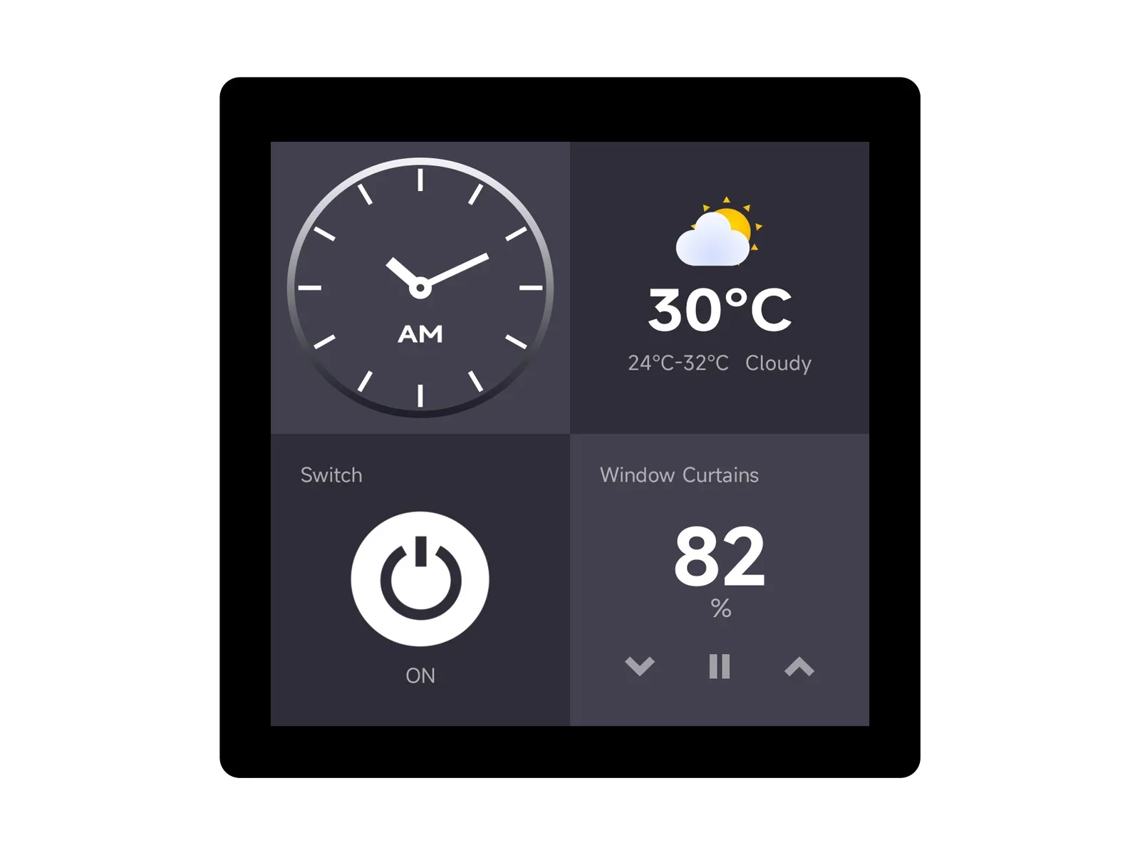 Waveshare ESP32-S3 4inch Display 480×480, 32-Bit LX7 Dual-Core Processor, Supports WiFi & Bluetooth