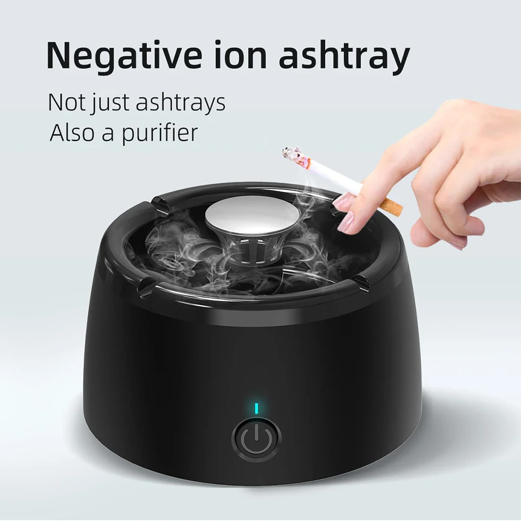 Ashtray Smokeless Negative Purification Ashtrays Low Noise Filter Husbands