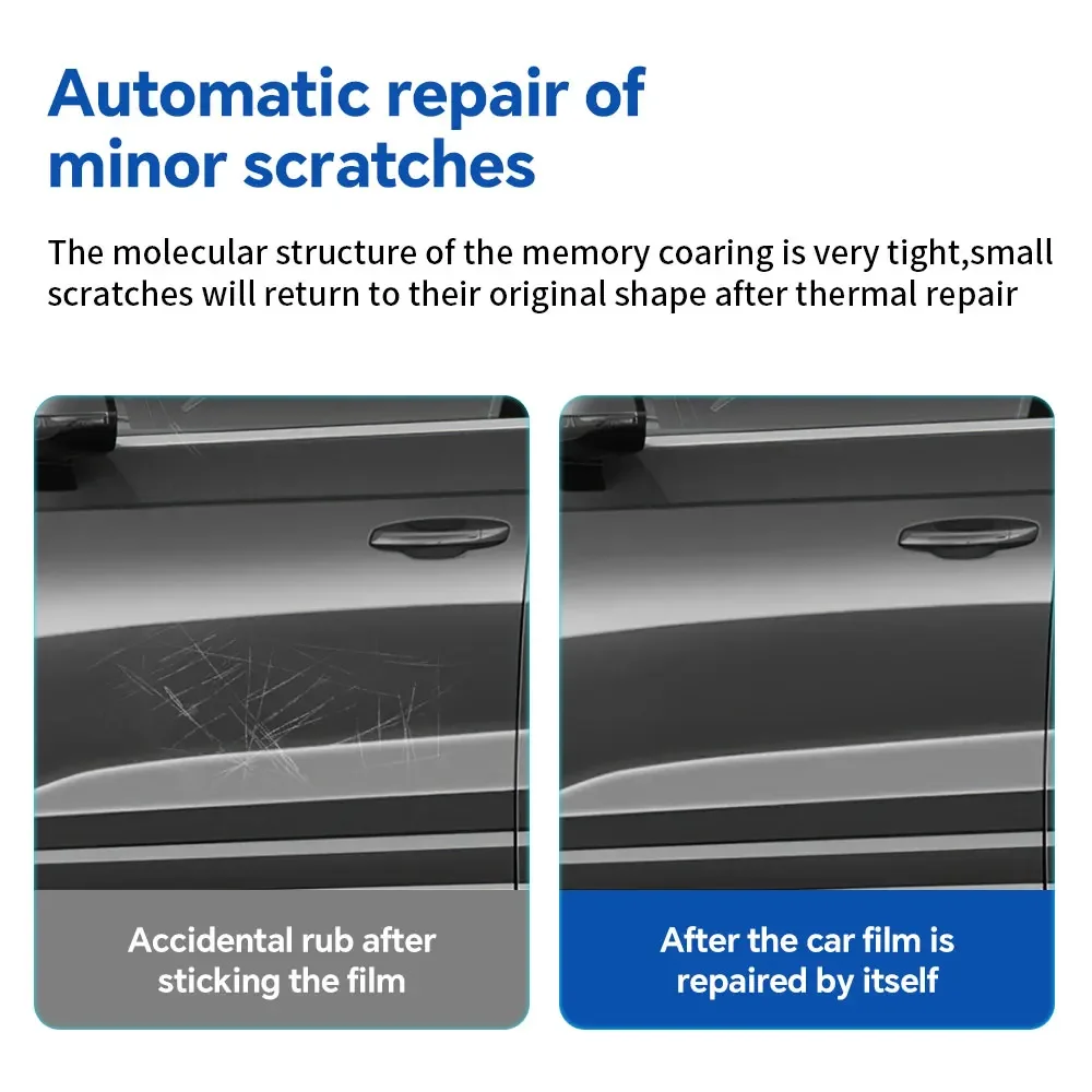 PPF بولي TPU ل Volkswagen ID.4 VW 2021 2022 2023 2024 طبقة حماية الطلاء مسبقة القطع الجسم واضح الصدرية بولي TPU شفافة اكسسوارات السيارات #4