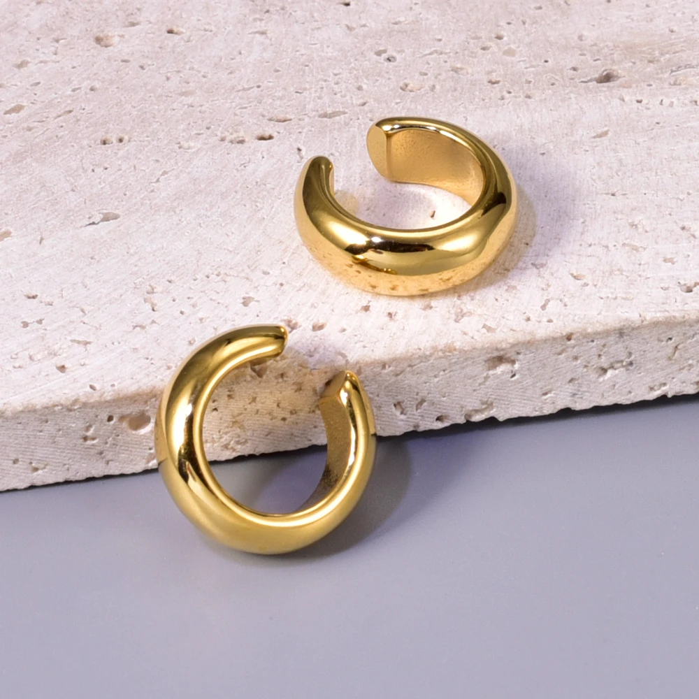 

E33 Stainless Steel No-Piercing Adjustable Design Dainty Layering Jewelry