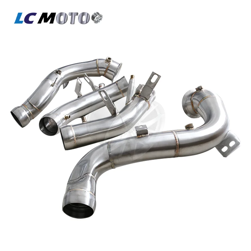SS304 Stainless Steel Turbo Exhaust Downpipe For Mercedes AMG GT63 4 Door X290 M177 2020+ Euro6 OPF Replacement Pipe
