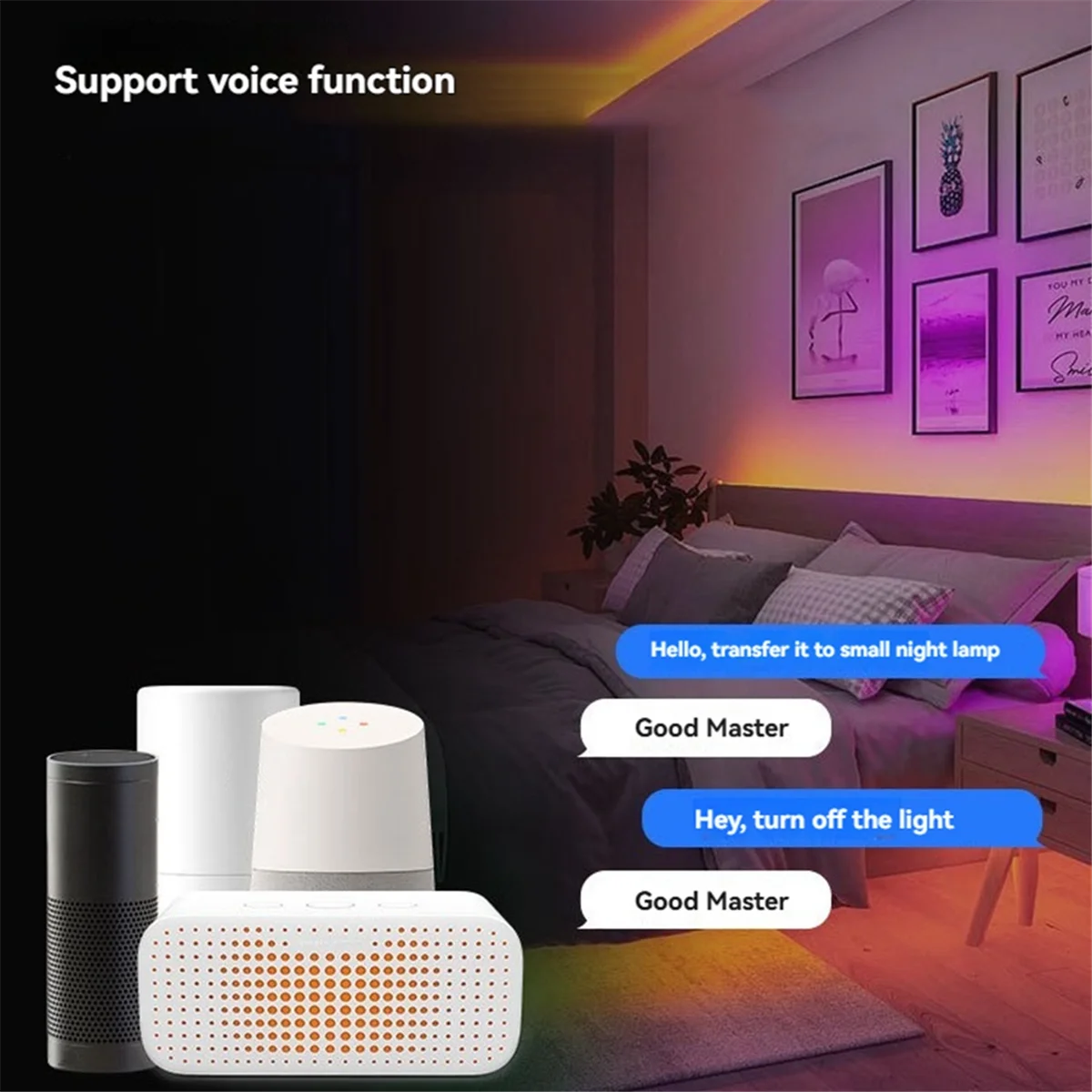 وحدة تحكم EULM DR04W TUYA SPI WIFI RGBW LED تعمل مع Google Home Alexa لشريط WS2811 WS2812B WS2815 RGB LED