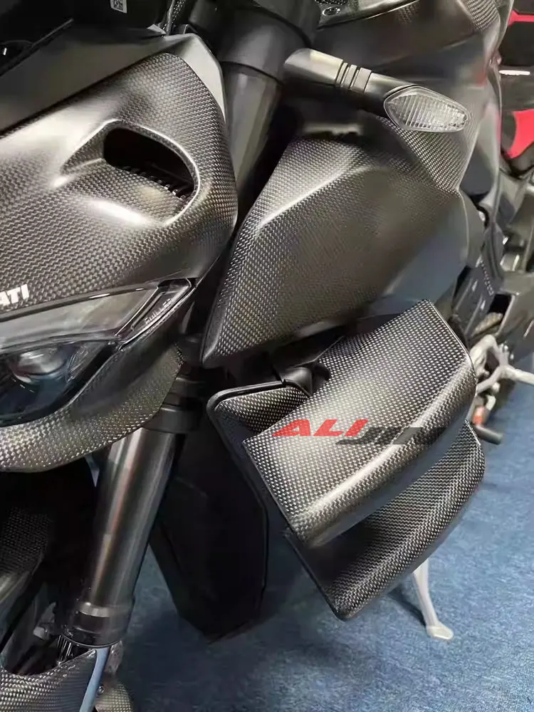 Real Carbon Fiber Fairings For DUCATI Streetfighter V4 V4S 2020-2023 Matte Body Full Fairing Kit Motorocycle Panel Cowling Cover