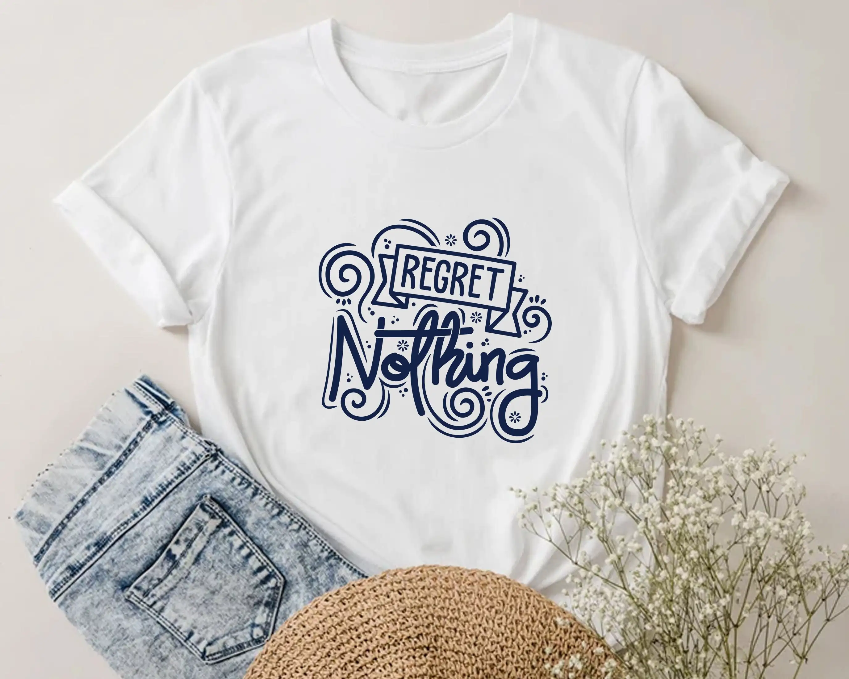 

Regret Nothing Funny T Shirt