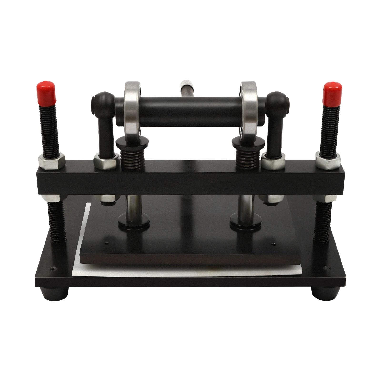 2T Manuelle Lederschneidemaschine, 100 mm Dickenverstellbare Stanzpresse für Papier, Gummi, Stoff, Handarbeiten, DIY-Werkzeuge – Detail 9