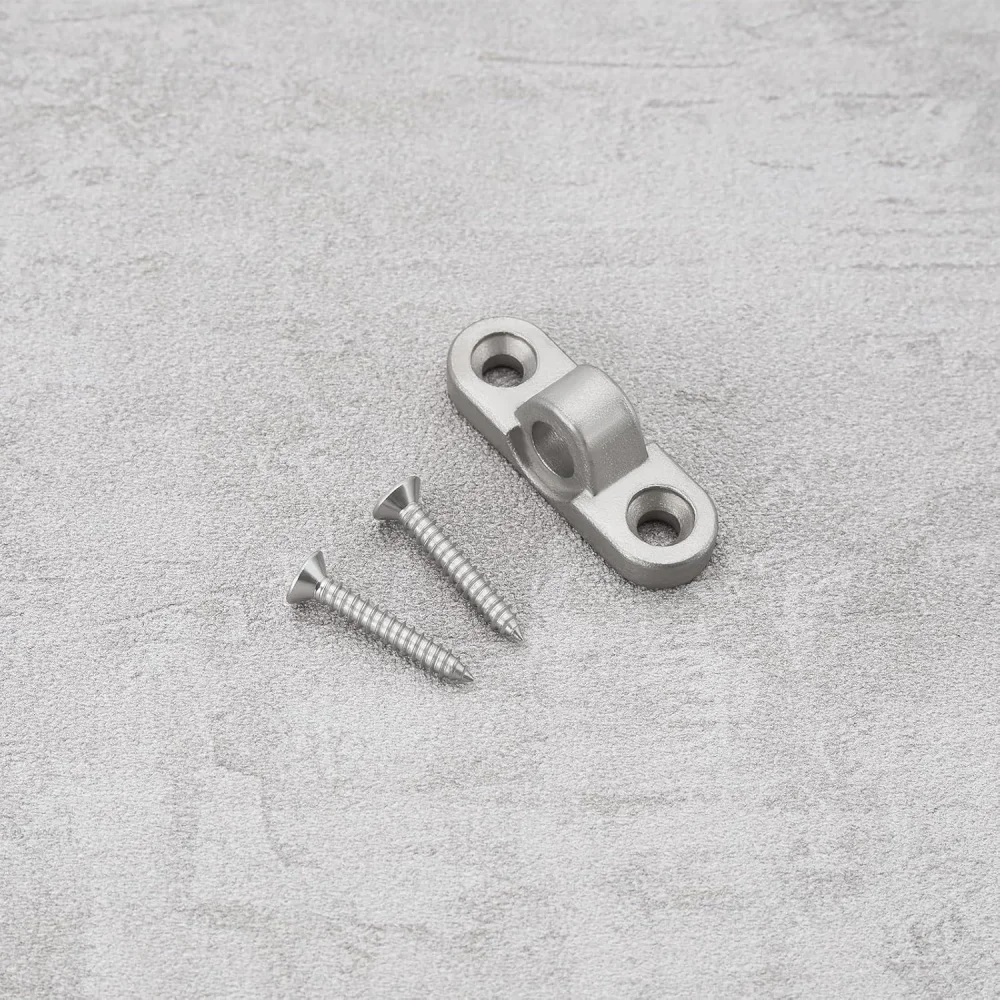 6 uds ojales de toldo de acero inoxidable ojales de pared para caravana autocaravana, ojales de toldo con orificio de 8mm ojal de tienda 44x15mm con tornillo