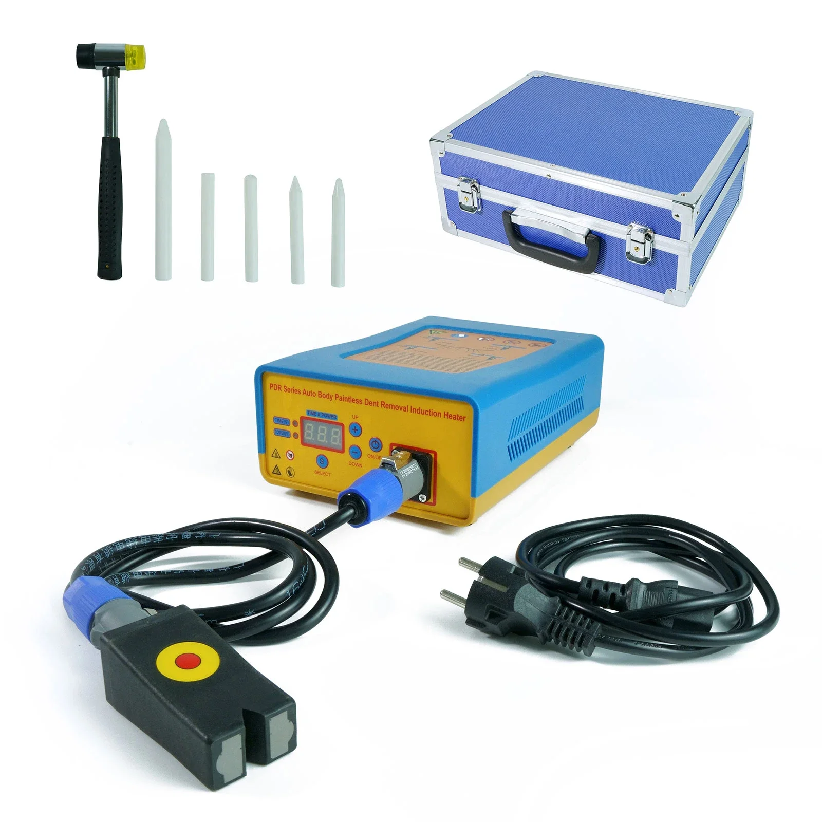 Auto Body Uitdeuken Inductie Verwarming Apparatuur Auto Plaat Plaat Repareren Machine Auto Deuken Herstellen Trekken Tool