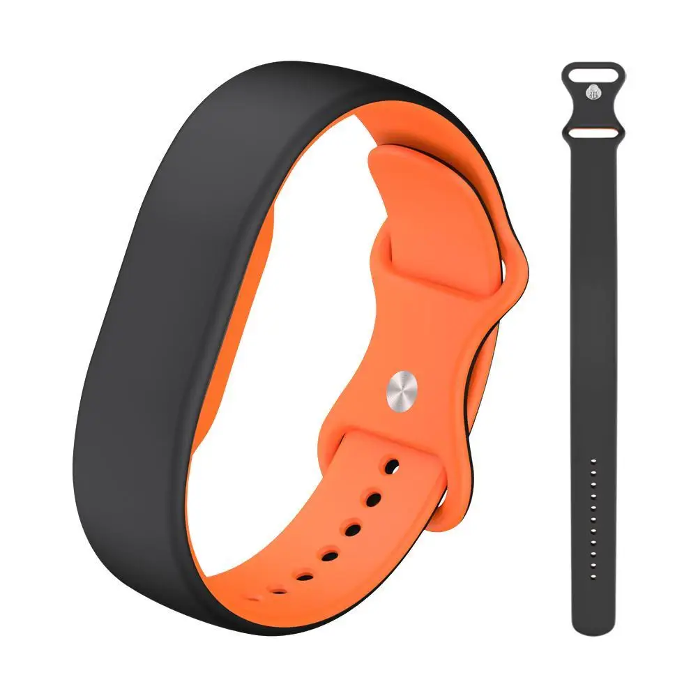 Plain Texture Silicone Strap for Google Fitbit Air – Figure-8 Buckle Soft Replacement Band, Sweatproof Sport Wristband