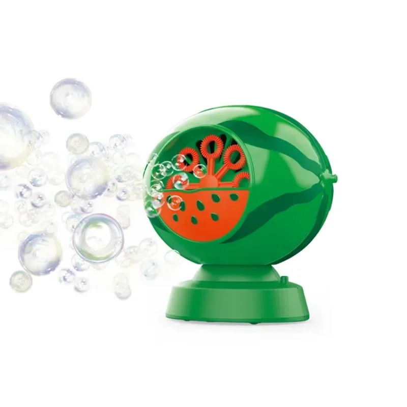 

Blowing Bubbles Outdoor Toy Cartoon Watermelon Shape Toys Bubble Machine