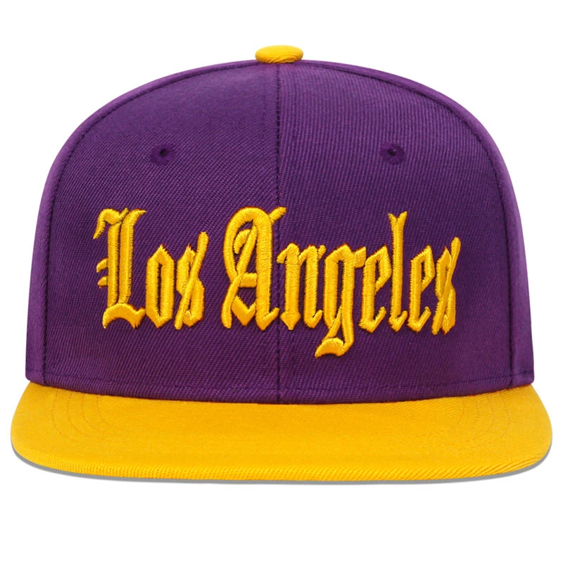 Unisex-Hip-Hop-Hüte mit Los-Angeles-Stickerei, für Frühling und Herbst, verstellbare, lässige Snapback-Baseballkappen, Sonnenschutzhut für den Außenbereich – Detail 4