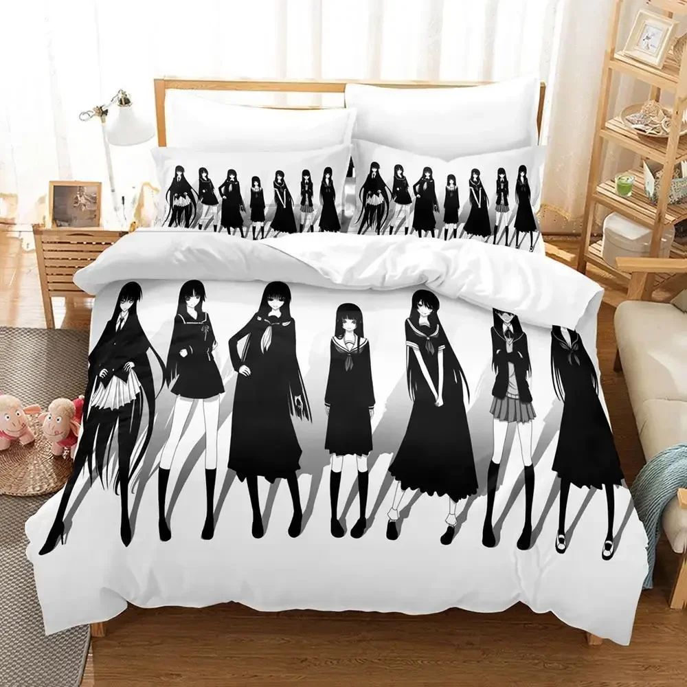 

Новый комплект постельного белья Blend S Single Twin Full Queen King Size, комплект постельного белья для взрослых и детей, комплекты пододеяльников с 3D принтом, аниме Kawaii Girls