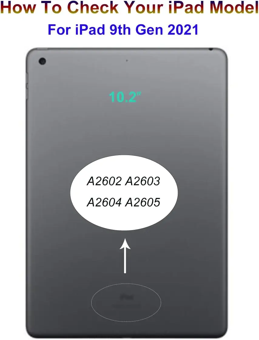 Per iPad 9 9th Gen 2021 A2603 A2604 iPad9 10.2 LCD Touch Screen esterno Digitizer Display frontale in vetro Touch Panel sostituzione