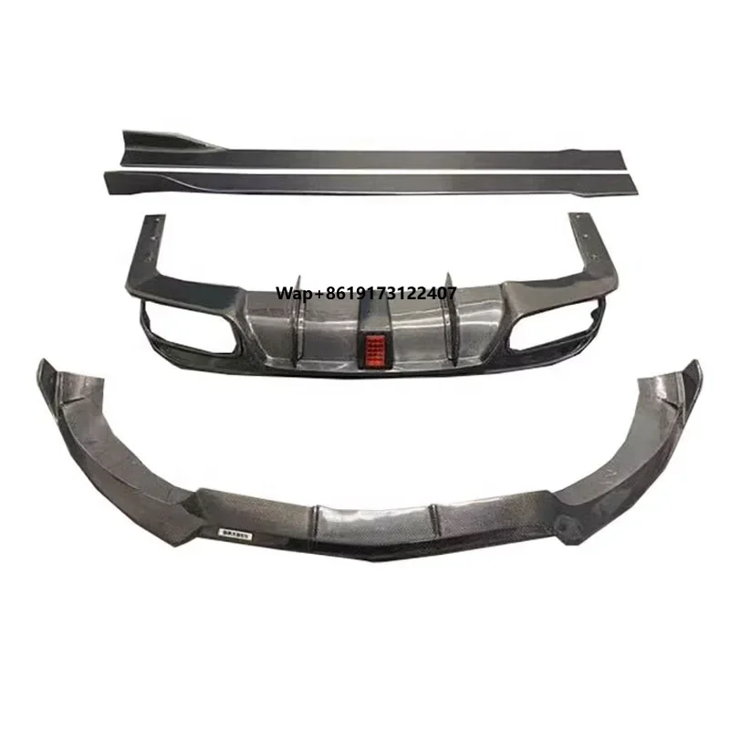 

Auto Parts Carbon fiber Front bumper lip Rear lip Side skirts for E-Class W207 C207 Coupe E200 E260 E300 Body Kit