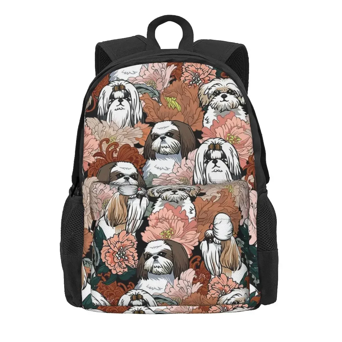 Dog Lover Shih Tzu Crest Backpacks Boys Girls Bookbag Children School Bags Cartoon Kids Rucksack Laptop Rucksack Shoulder Bag