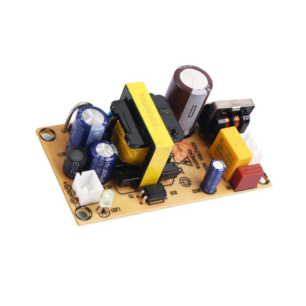 

12V 2A Adapter Switching Power Supply Module AC-DC Converter AC100-264V to DC12V 24W Power Supply Board with Overload Protection