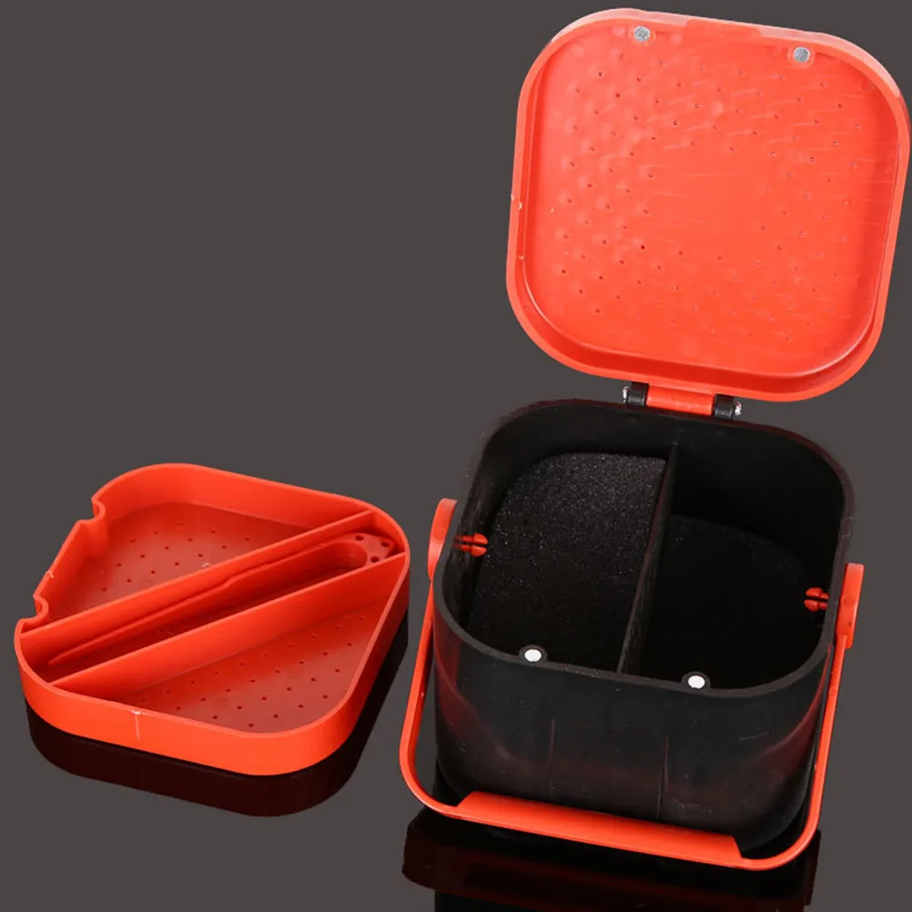 

Durable Thickened Box Breathable Live Bait Container For Worms Storage Red Blood Worm Breeding Lightweight Portable