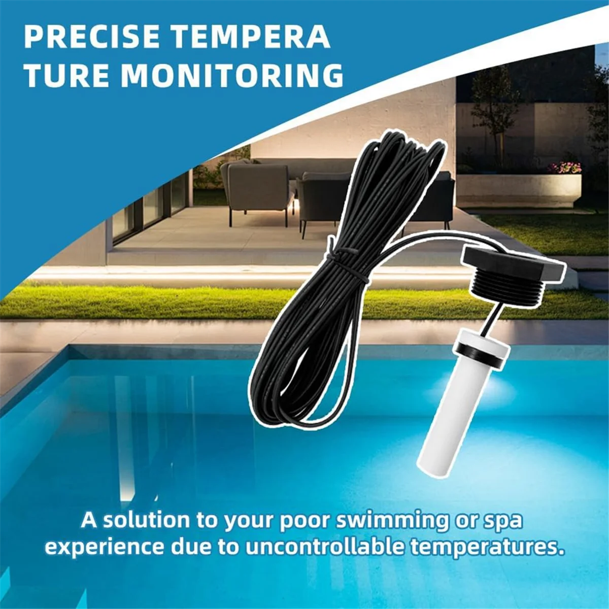 Capteur de température AT59 R0456500, adapté pour piscine Zodiac Jandy Legacy LRZE/LRZM/JXI/LXI 125 175 200 250 260 300 325 400 Series