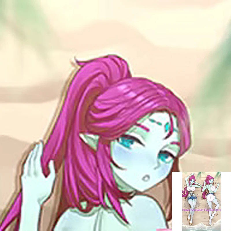 

Dakimakura Anime Pillow Cover Undyne Arashi Double Sided Print 2Way Cushion Cover Xmas Gifts