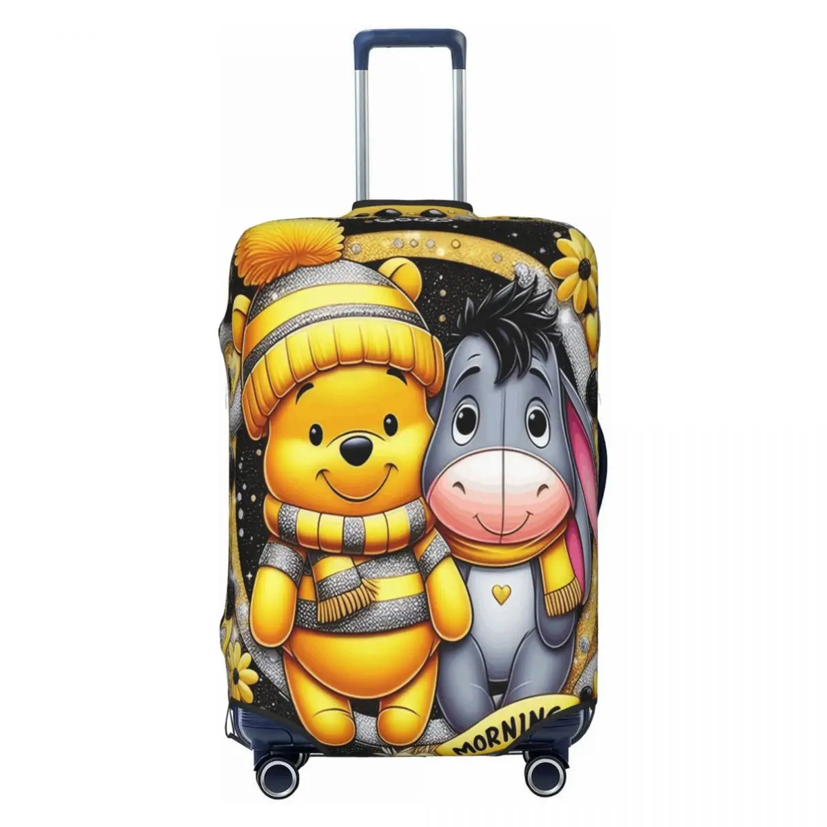 

Fashion Cute Bear Winnie The Pooh Luggage Cover Protector Washable Travel Suitcase Covers