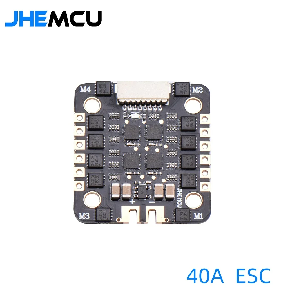 JHEMCU EM40A BLHELI_S ESC DShot600 2-6S 4in1 Brushless ESC for FPV Racing Freestyle Micro Drones DIY Parts