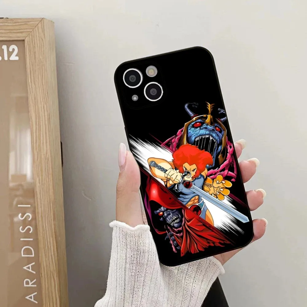 T-ThunderCats CARTOON Phone Case For iPhone 15,14,13,12,11 Plus,Pro,Max,XR,XS,X,7,8 Plus,SE,Mini Silicone Soft