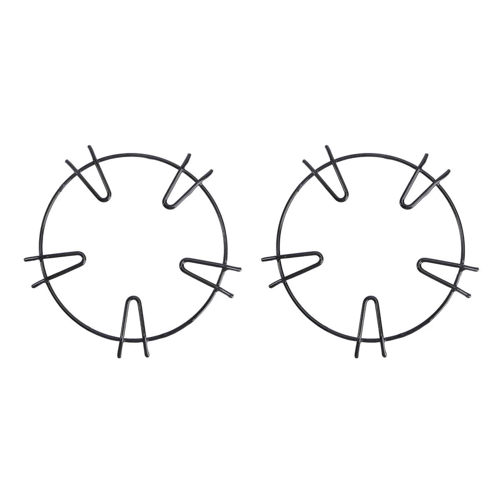 

2pcs Anti-slip Enamel Stove Rack for Pots Pans Gas Cooker Kitchen Accessories Pan Stand Wok Support Non-tip Nonskid Design High