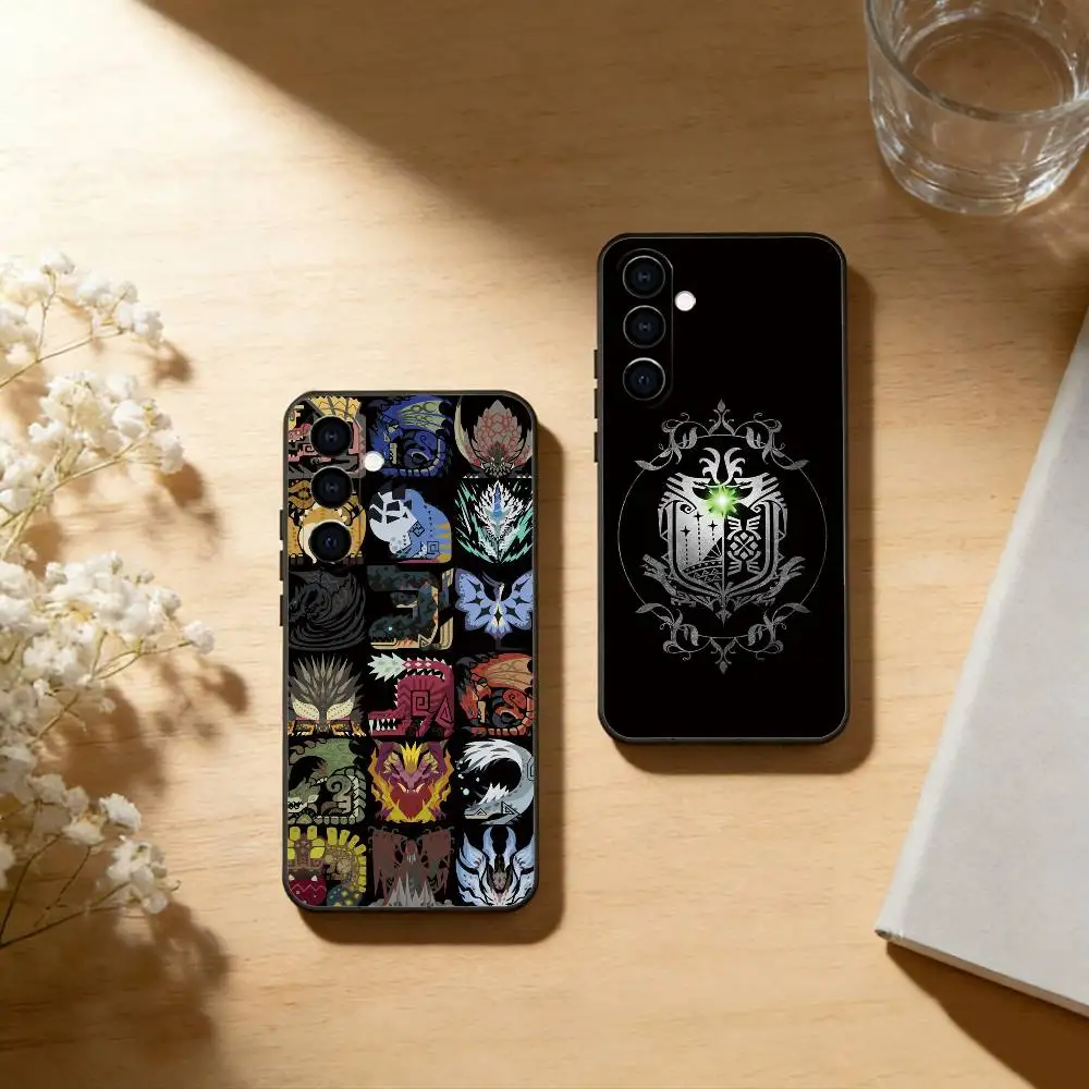 Game M-Monster-Hunter Phone Case For Samsung Galaxy A73,A72,A71,A70,A53,A52,A51,Soft Silicone Black Cover