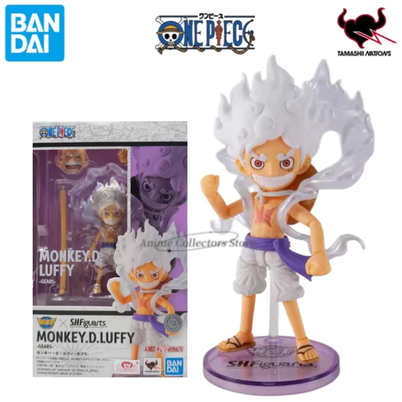 

in Stock Genuine Bandai ONE PIECE SHF × WCF MONKEY D LUFFY GEAR5 Anime Action Figure Collectible Model Toys Ornaments Gift