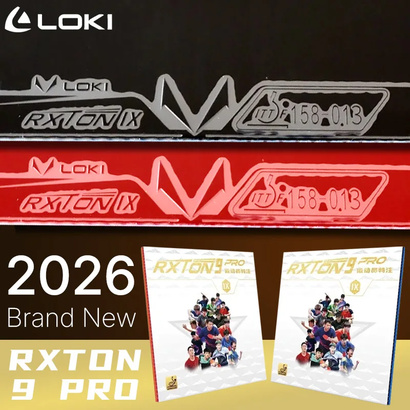 LOKI RXTON 9 PRO Table Tennis Rubber Special for Professional Players Sticky Ping Pong Rubber Sheet with Pre-made Loxa Sponge