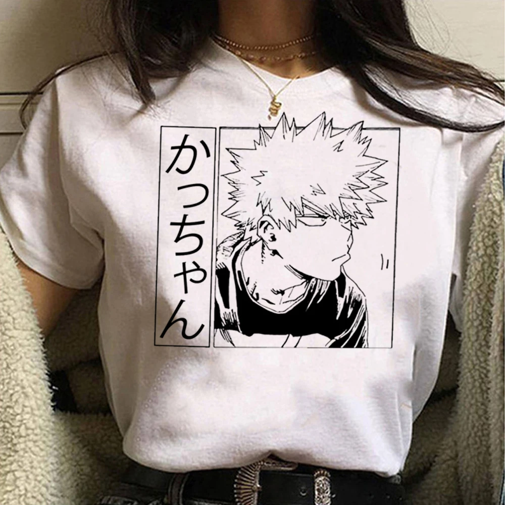 

Bakugo t shirt women funny summer harajuku tshirt female 2000s anime funny clothes