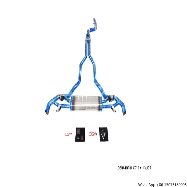 

Высокопроизводительный титановый глушитель выхлопных газов от китайского производителя для X7 G07 3.0T с клапаном Catback