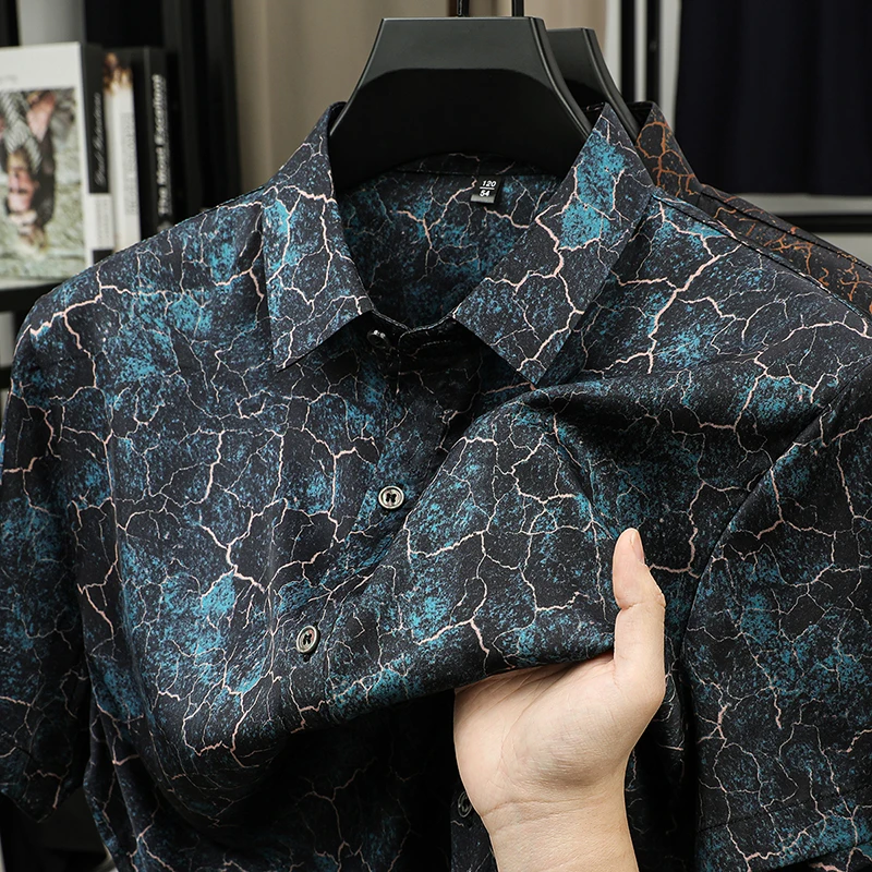 Männer Seidenkleid Hemd Sommer – Mens Satin Silk Dress Shirt Bewertung und Preis