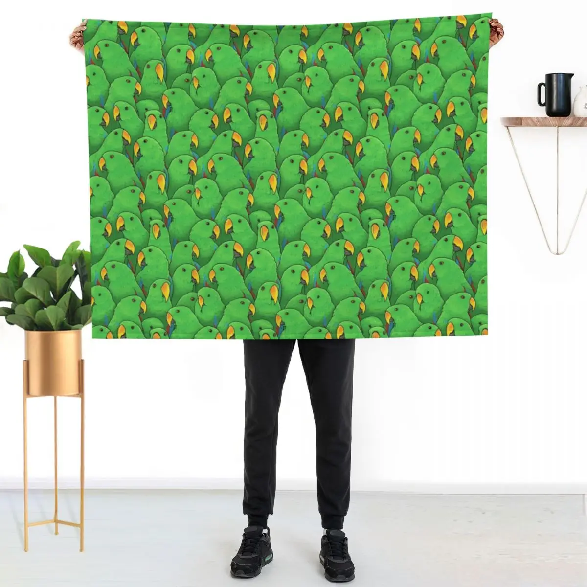 Male Eclectus Parrots Throw Blanket blankets and throws manga Luxury Brand Summer Beddings Bed Fashionable Stuffeds Blankets