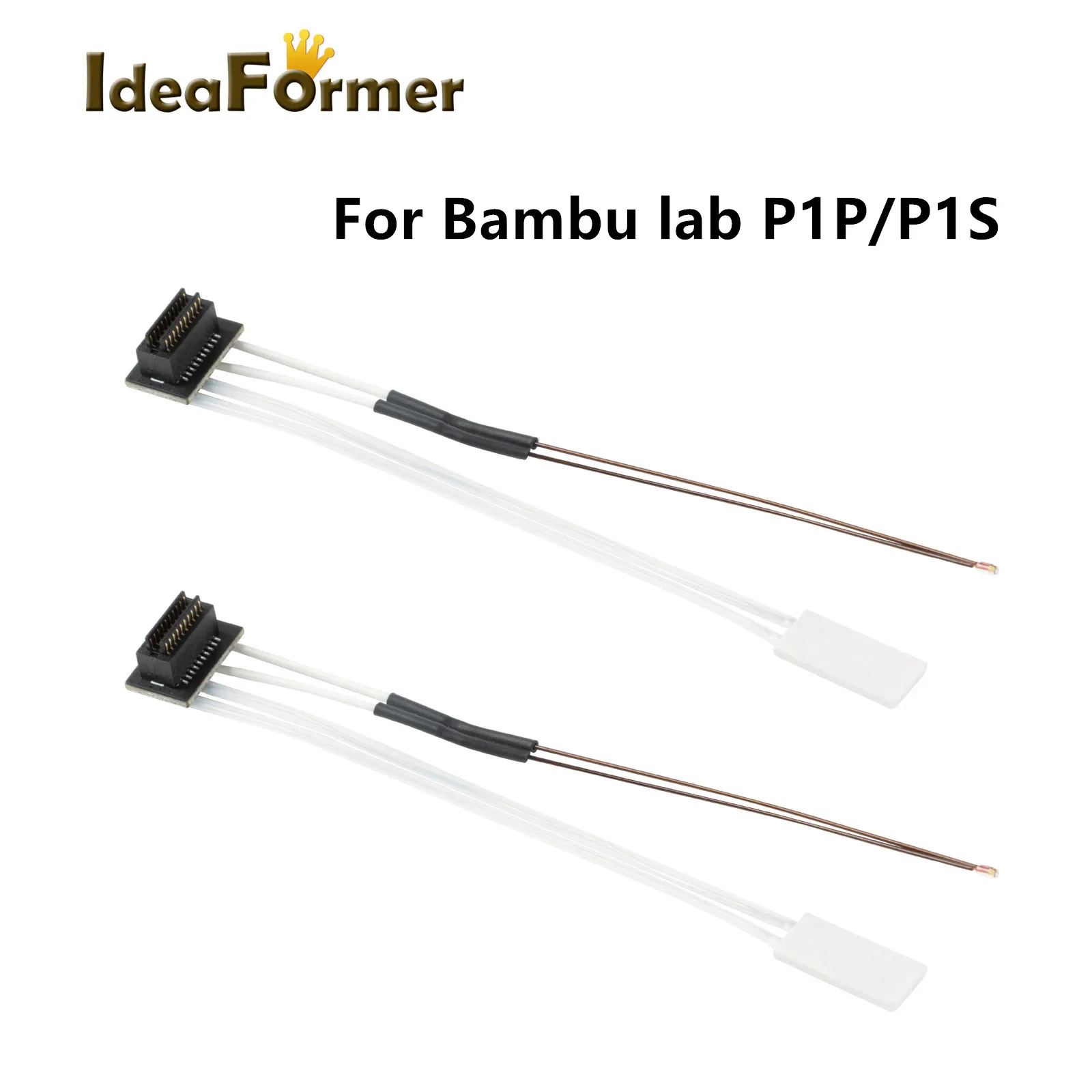 Per Bambu Lab P1P P1S termistore 24V 50W riscaldatore a cartuccia in ceramica 100K NTC 3950 termistore per Bambulabs P1P sensore di temperatura