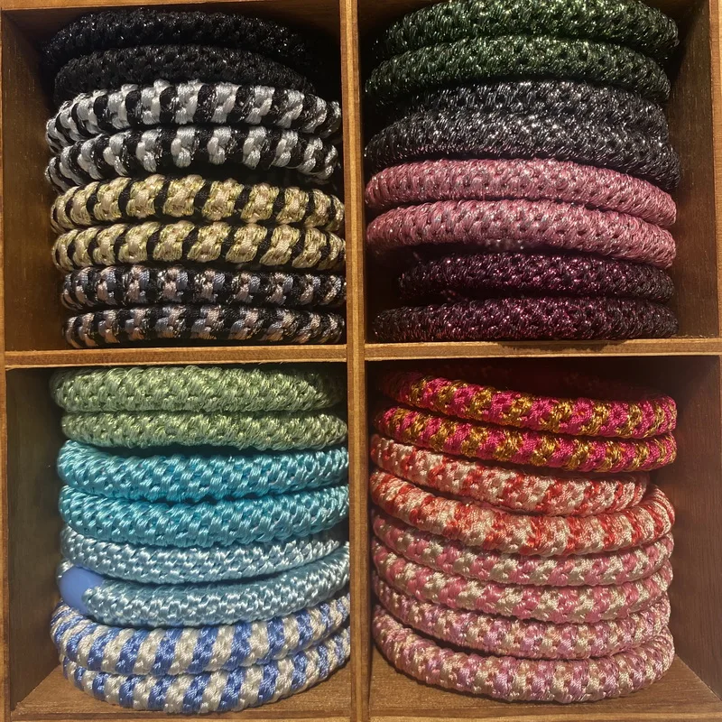 

8pcs /lot women fashion colored hair rubber bands for Bracelet girls elastic hair tie knekki hair rope knekki haar elastiek
