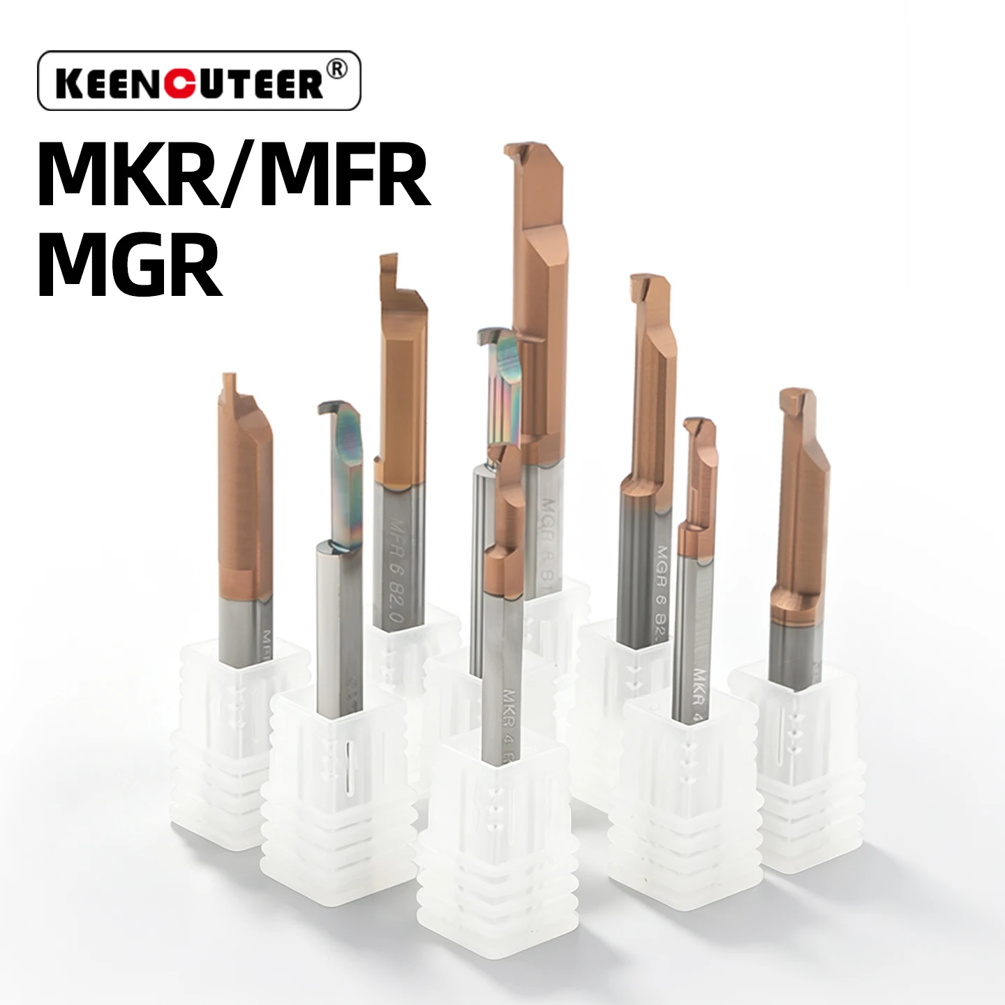 Internal Grooving Cutter MGR MKR MFR Small Hole Boring Tool Carbide Coated Micro Diameter CNC Lathe Right Hand Turning Tool