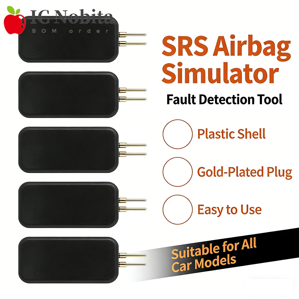 5PCS Universal SRS Air Bag Simulator Diagnostic Scan Tool Airbag Resistance Resistor Emulator Reset Tools