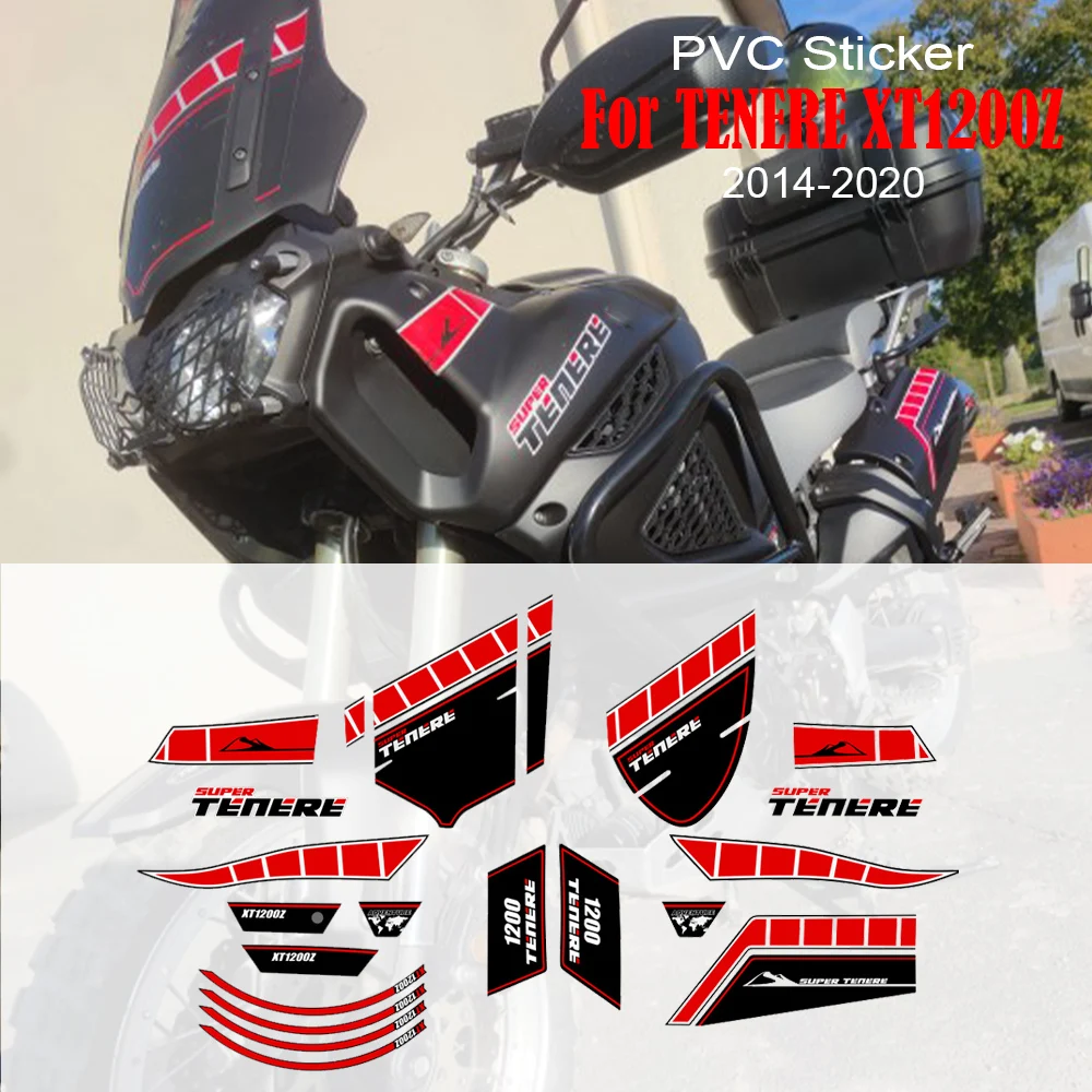 

For YAMAHA SUPER TENERE XT1200Z Trunk Luggage Tank Pad Protection Decals Stickers XT 1200 Z 2014 2015 2016 2017 2018 2019 2020