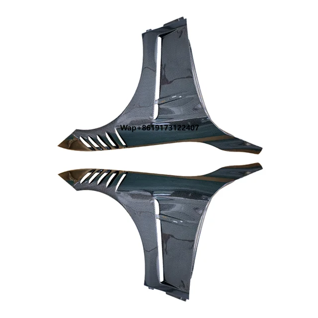 

Real Carbon Fiber Black Polished Front Side Fender for G80 M3 G82 M4 Car Modification Parts Shengtian