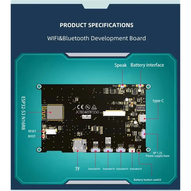 A98Z 5 Inch Touchscreen Onboard ESP32 Development Board 5Inch Display LCD Display Module