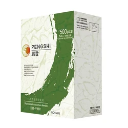 500pcs Acupuncture Needles Acupuncture Disposable Needle Beauty Massage Sterilze Needle with tube